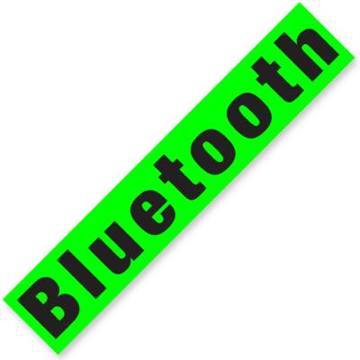 BLUETOOTH Windshield Slogan Signs