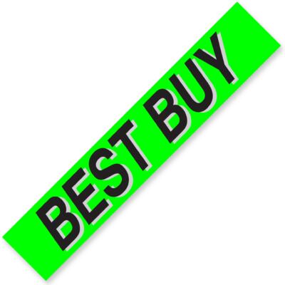 BEST BUY Windshield Slogan Signs