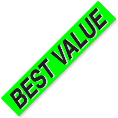 BEST VALUE Windshield Slogan Signs
