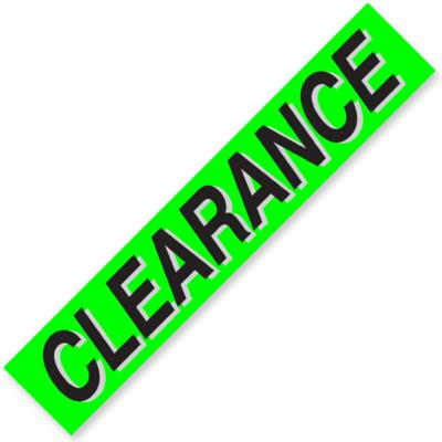 CLEARANCE Windshield Slogan Signs