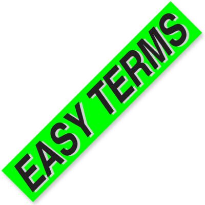 EASY TERMS Windshield Slogan Signs