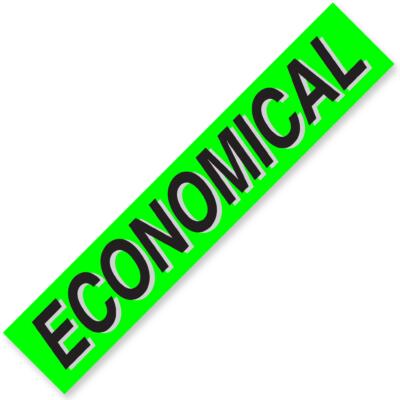 ECONOMICAL Windshield Slogan Signs