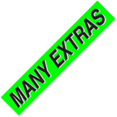 MANY EXTRAS Windshield Slogan Signs