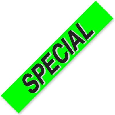 SPECIAL  Windshield Slogan Signs