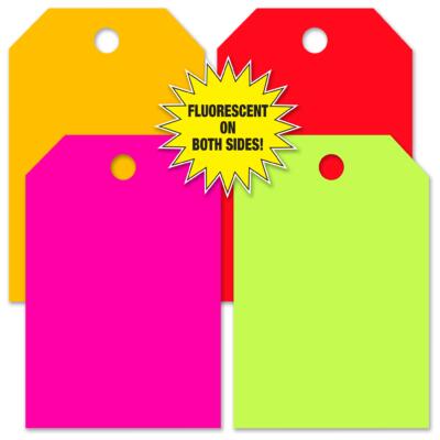 Fluorescent Hang Tags