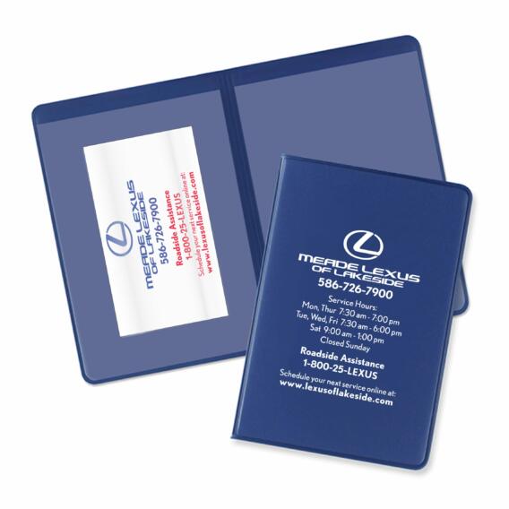 Deluxe Registration Holders dealer supply auto