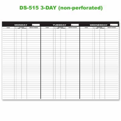 Service Appointment Pads