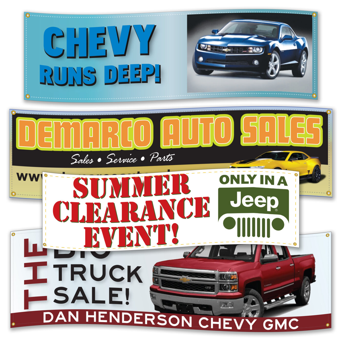 Custom White Vinyl Banners - Image 3