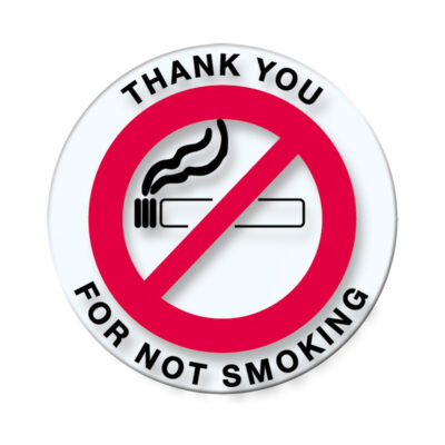 No Smoking Decals