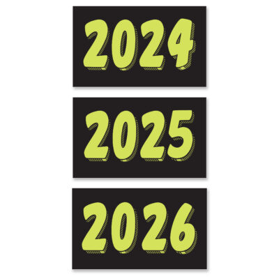 Yearly Window Stickers