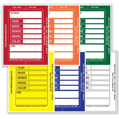 Kleer Bak™ Stock Stickers