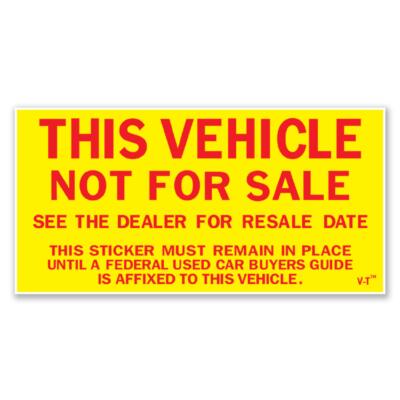 Not for Sale Stickers