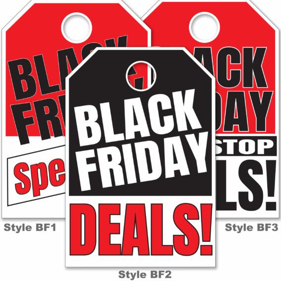 BLACK FRIDAY Hang Tags
