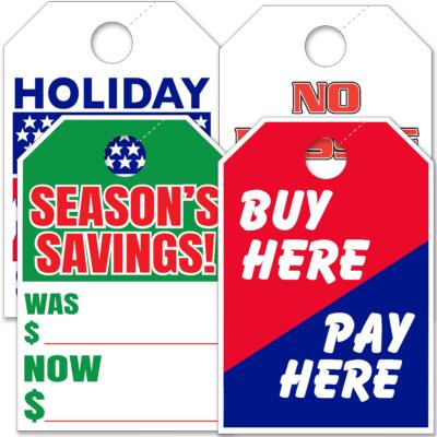 2-Color Stock Hang Tags