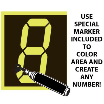 Changeable Digit Decals