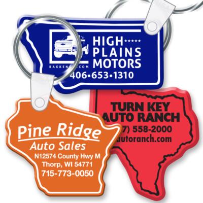 Soft Touch Key Fobs