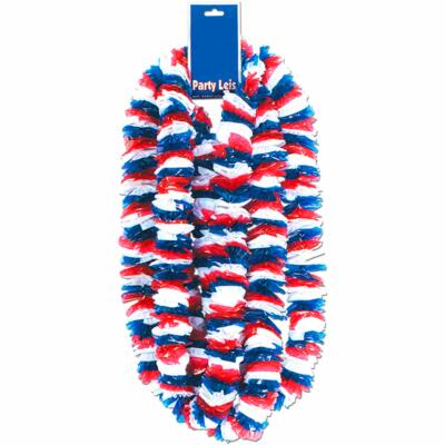 Soft-Twist Patriotic Poly Leis