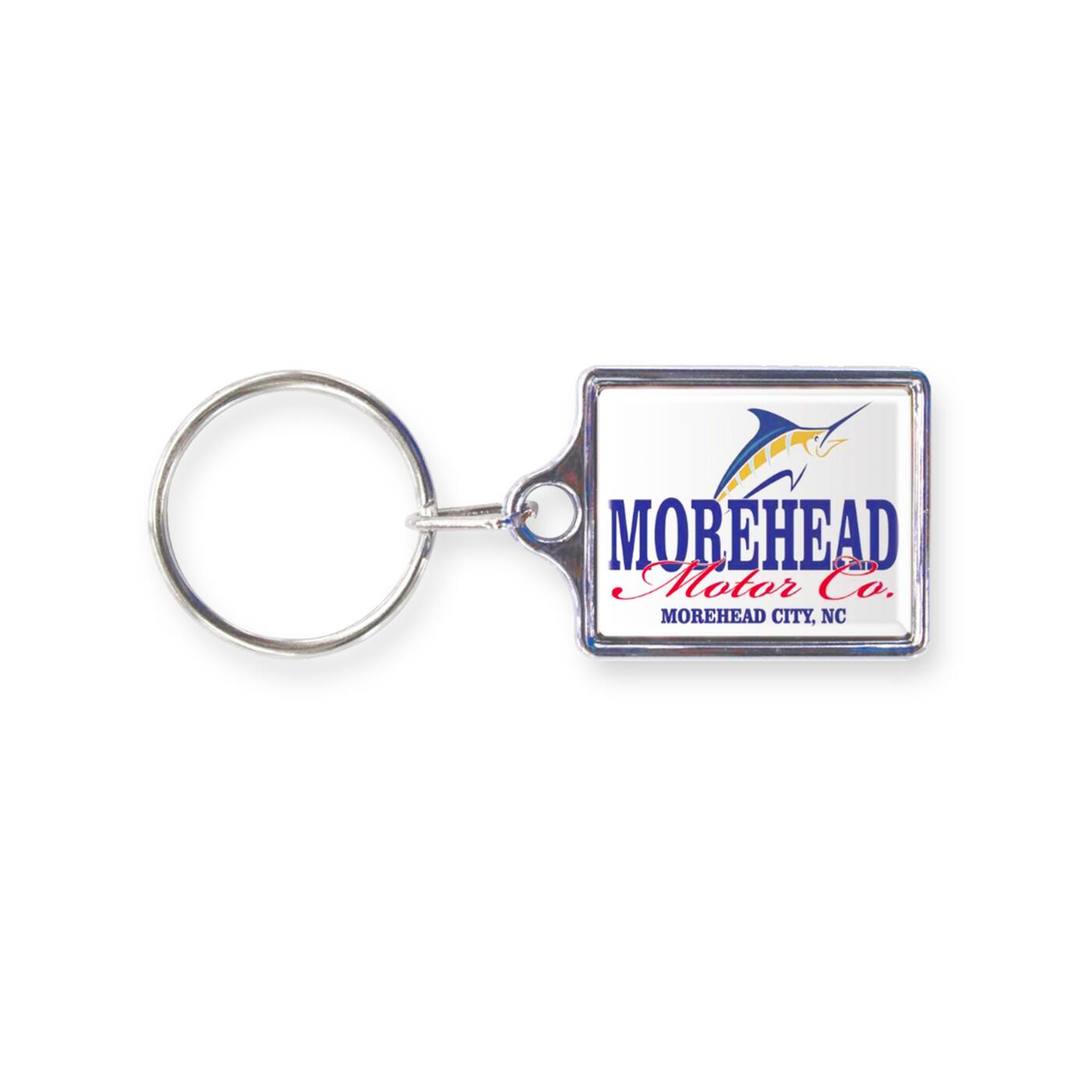 Domed Chrome Plated Key Fobs