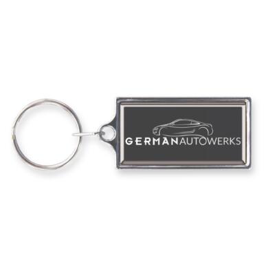 Domed Chrome Plated Key Fobs