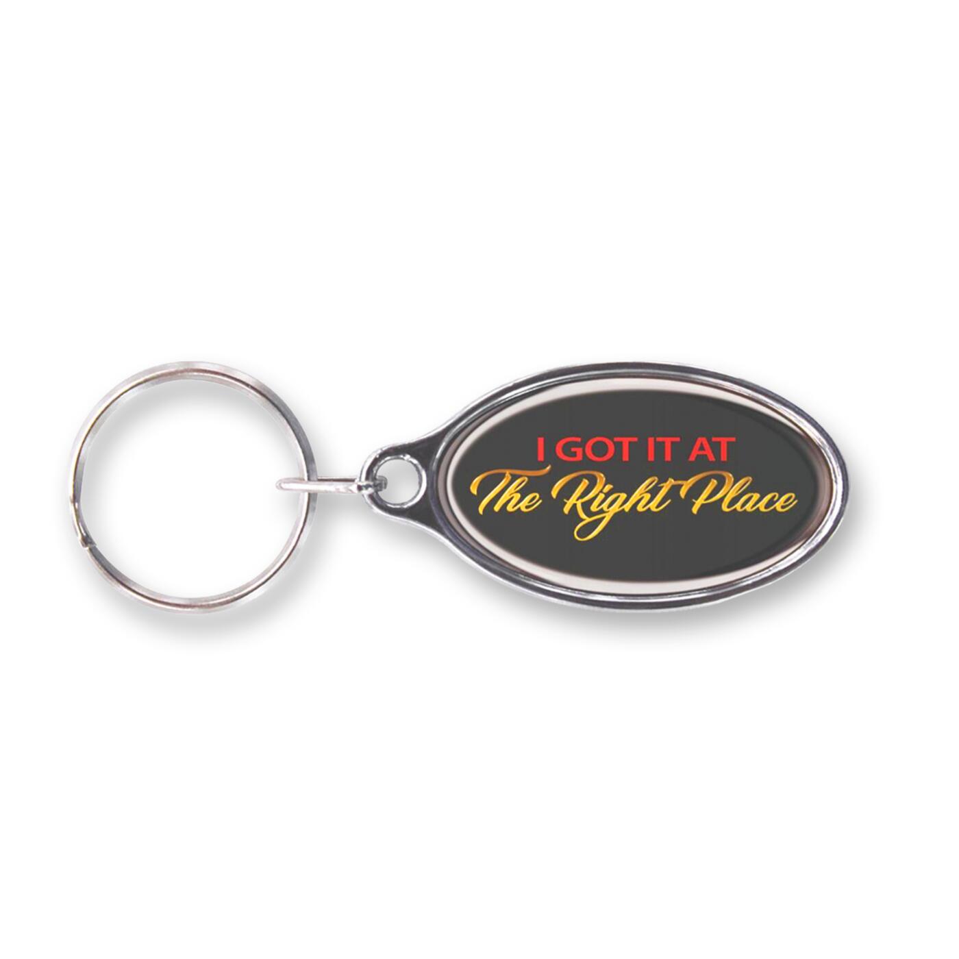 Domed Chrome Plated Key Fobs