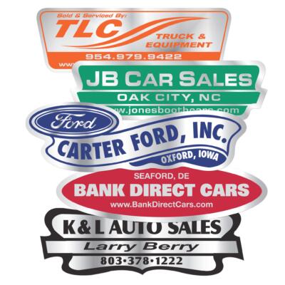 Die-Cut Shape Decals