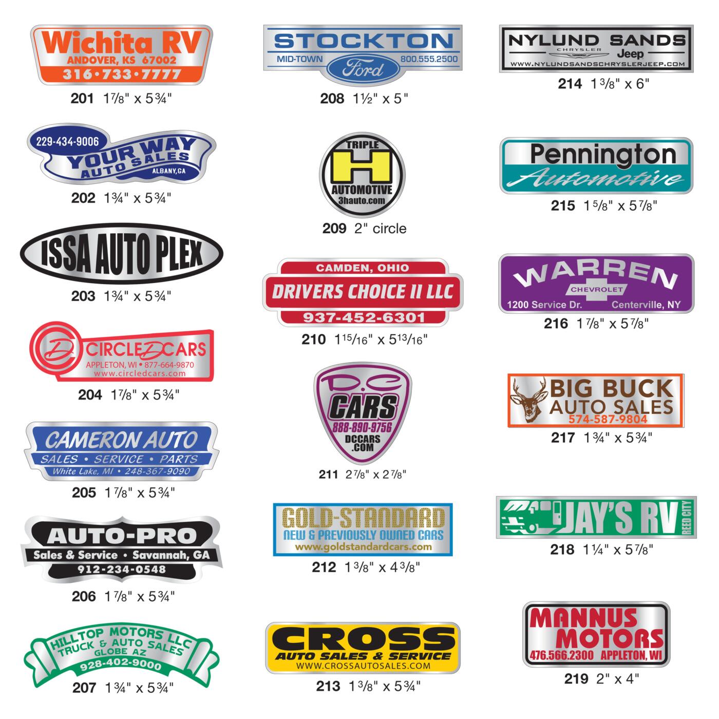 Die-Cut Shape Decals - Image 2