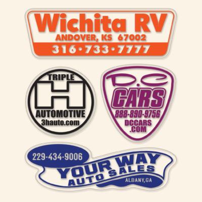Die-Cut Shape Decals