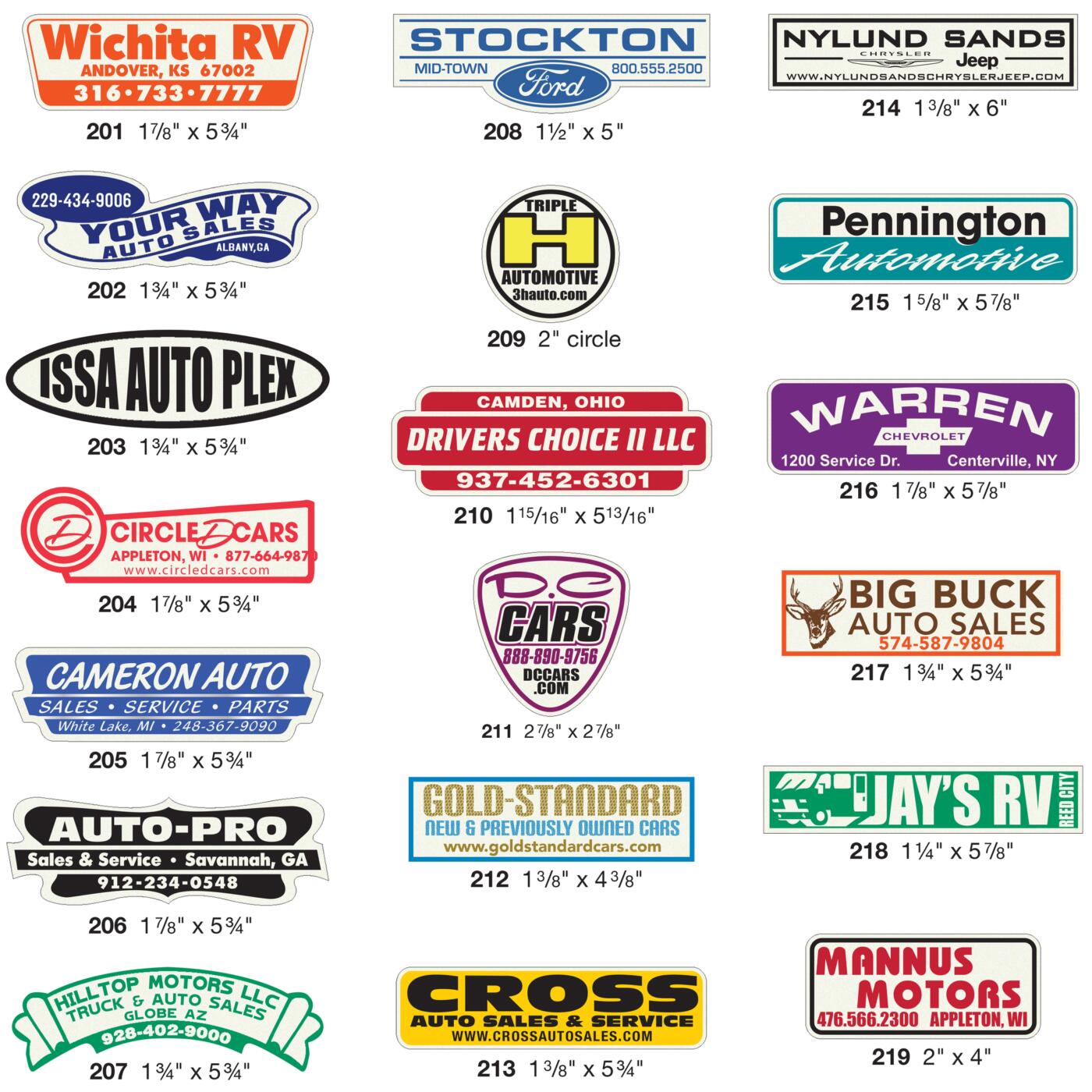 Die-Cut Shape Decals - Image 2