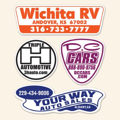 Die-Cut Shape Decals