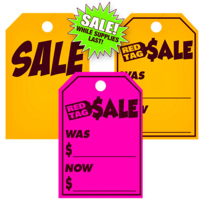 Fluorescent Hang Tags